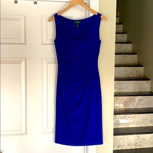 Lauren Ralph Lauren Blue Sleeveless Cocktail dress